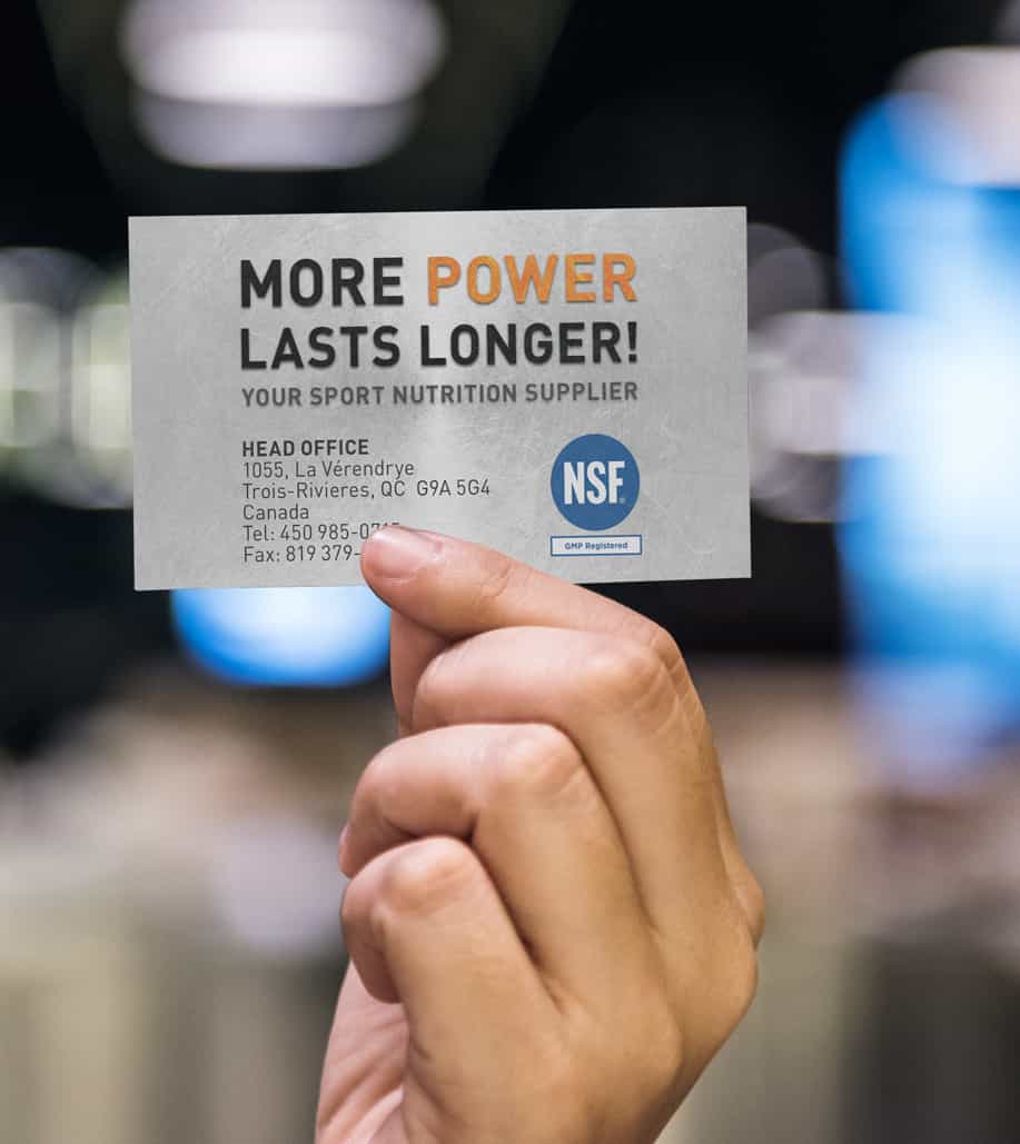 power run business card