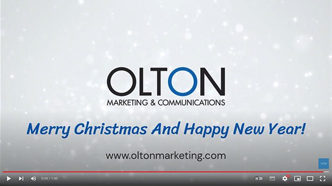 Merry Christmas and Happy New Year From Olton Marketing & Communications Team